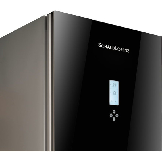 Двухкамерный холодильник Schaub Lorenz SLU S379Y4E (чёрное стекло) - фото 5