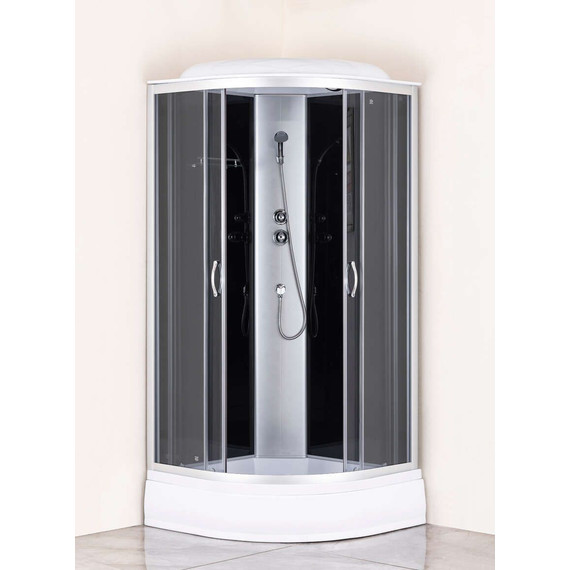 Душевая кабина Taliente 90x90 см TA-9091G, хром/тонированное - фото 3