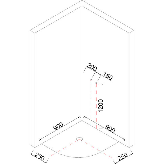 Душевая кабина Taliente 90x90 см TA-9091G, хром/тонированное - фото 5