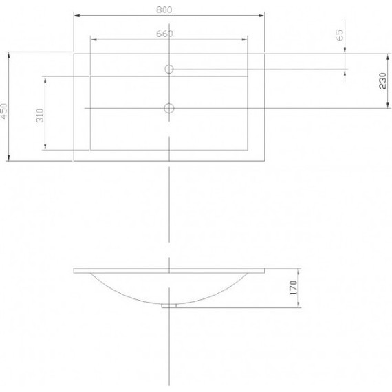 Раковина Акватон Премьер М 80 см 1A70493KPR010 - фото, картинка 2 Раковина Акватон Премьер М 80 см 1A70493KPR010 - фото 2