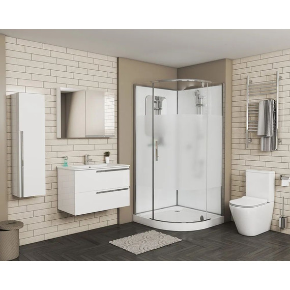 Душевое кабина Grossman Classic 90x90 см GR171, хром/матовое - фото 2