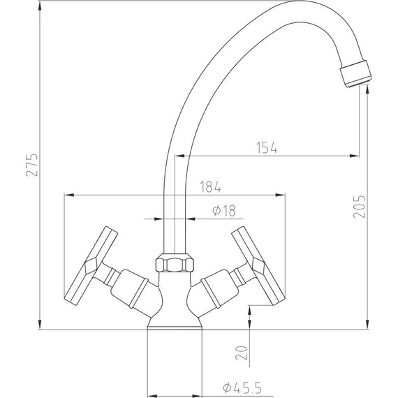 Смеситель для кухни Lemark Promotion LM6050C - фото 2