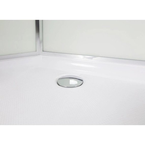 Гидробокс Niagara Ultra NG-3012-01 120x120 см, хром/прозрачное/матовое (безсиликоновая сборка) - фото 8