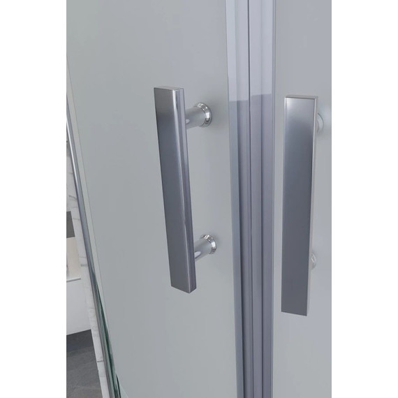 Гидробокс Niagara Ultra NG-308-01 90x90 см, хром/прозрачное/матовое (безсиликоновая сборка) - фото 10