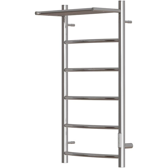 Полотенцесушитель электрический с полкой Point Афина П6 400x800 мм PN04848P (возможность скрытого подключения) R - фото 