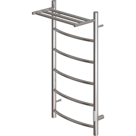 Полотенцесушитель электрический с полкой Point Афина П6 400x800 мм PN04848P (возможность скрытого подключения) R - фото 3