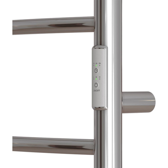 Полотенцесушитель электрический с полкой Point Афина П6 400x800 мм PN04848P (возможность скрытого подключения) R - фото 4