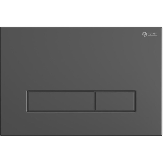 Кнопка смыва Point Меркурий PN44831BM, чёрный матовый - фото 