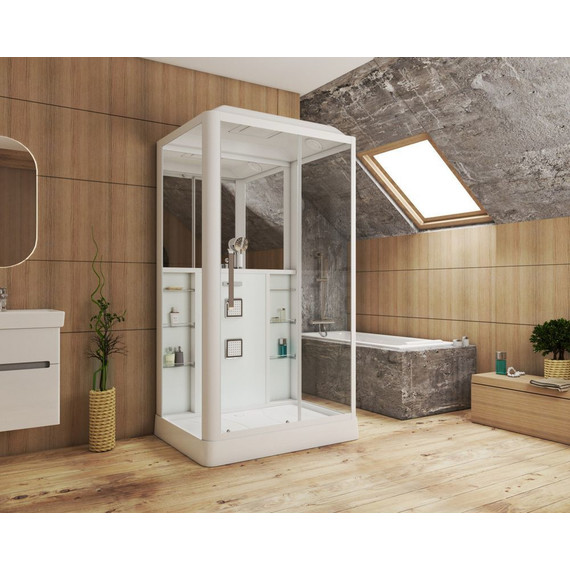 Гидробокс Grossman 90x120 см GR127R R, белый/прозрачное - фото 3