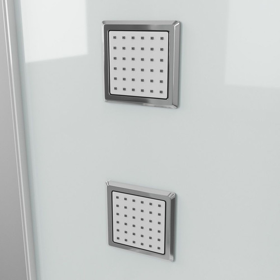 Гидробокс Grossman 90x120 см GR127R R, белый/прозрачное - фото 7