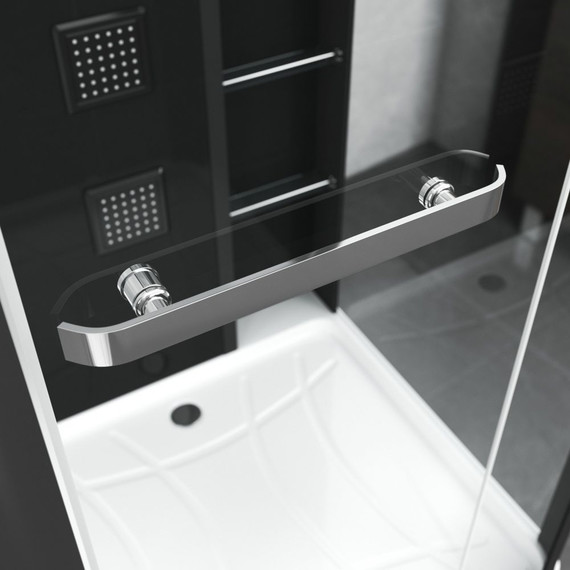 Гидробокс Grossman 80x100 см GR222, чёрный/прозрачное - фото 4