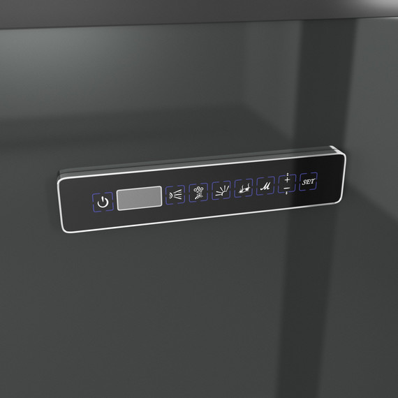 Гидробокс Grossman 90x110 см GR223, чёрный/прозрачное - фото 7