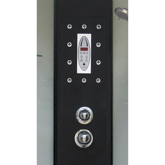 Гидробокс Niagara Ultra NG-1909-01 100x100 см, черный/тонированное (безсиликоновая сборка) - фото 9