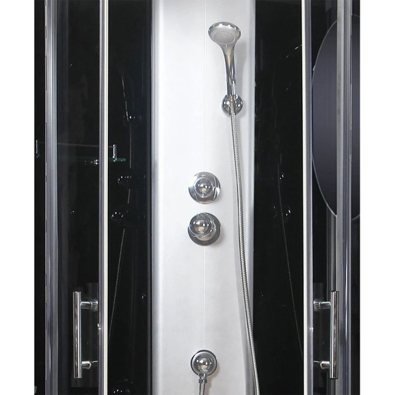 Душевая кабина Niagara Ultra NG-2506-01 90x90 см, хром/тонированное (безсиликоновая сборка) - фото 4