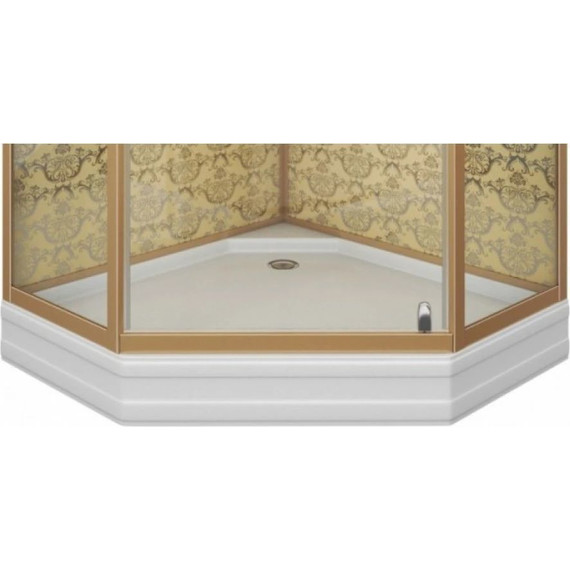 Душевая кабина Niagara Luxe NG-7701DG 90x90 см, золото/прозрачное - фото 3