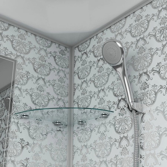 Душевая кабина Niagara Luxe NG-7701DW 90x90 см, серебро/прозрачное - фото 3