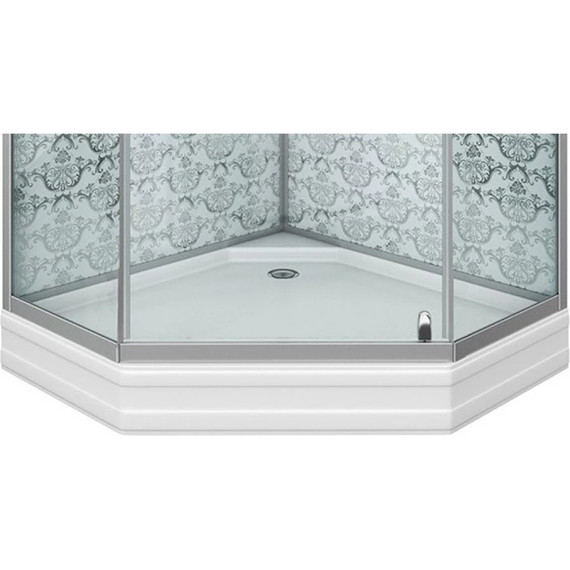 Душевая кабина Niagara Luxe NG-7701DW 90x90 см, серебро/прозрачное - фото 4