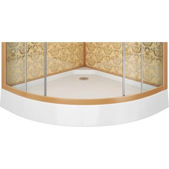 Душевая кабина Niagara Luxe NG-7702G 100x100 см, золото/прозрачное - фото 4