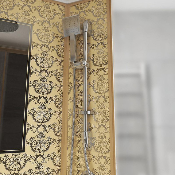 Гидробокс Niagara Luxe NG-7711GL 120x90 см, золото/прозрачное - фото 5