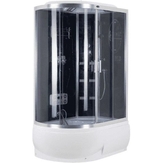 Гидробокс Niagara Ultra NG-910-01R 120x80 см, хром/тонированное (безсиликоновая сборка) - фото 2