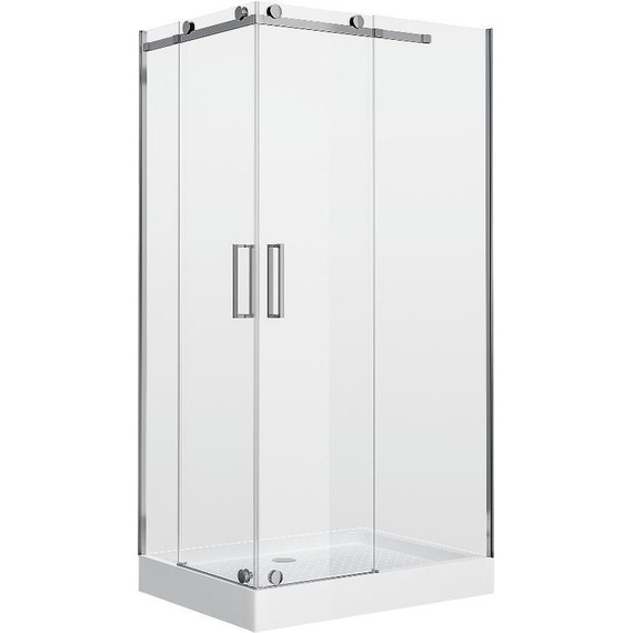 Душевое ограждение Grossman Cosmo 120x90 см GR-1120R R, хром/прозрачное - фото 