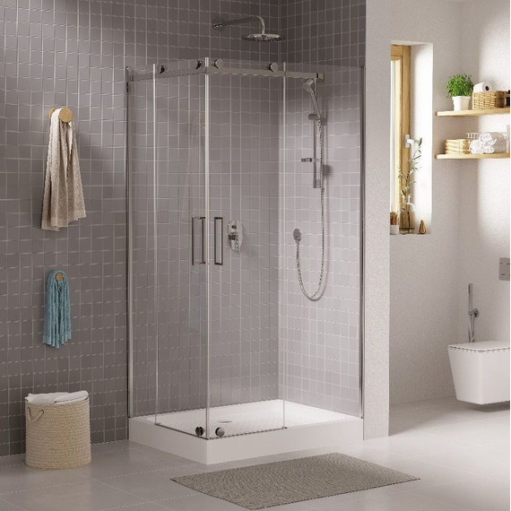 Душевое ограждение Grossman Cosmo 120x90 см GR-1120R R, хром/прозрачное - фото 2