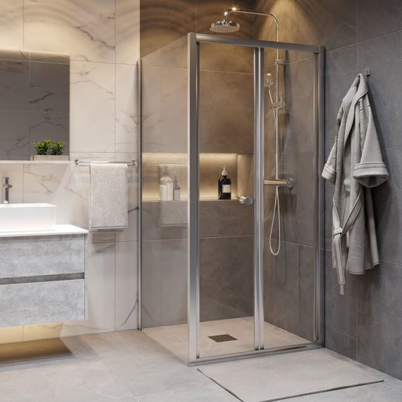 Душевое ограждение Grossman Advans 80x80 см GR-8080Ad, хром/прозрачное - фото 3