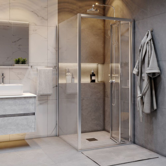 Душевое ограждение Grossman Advans 80x80 см GR-8080Ad, хром/прозрачное - фото 4