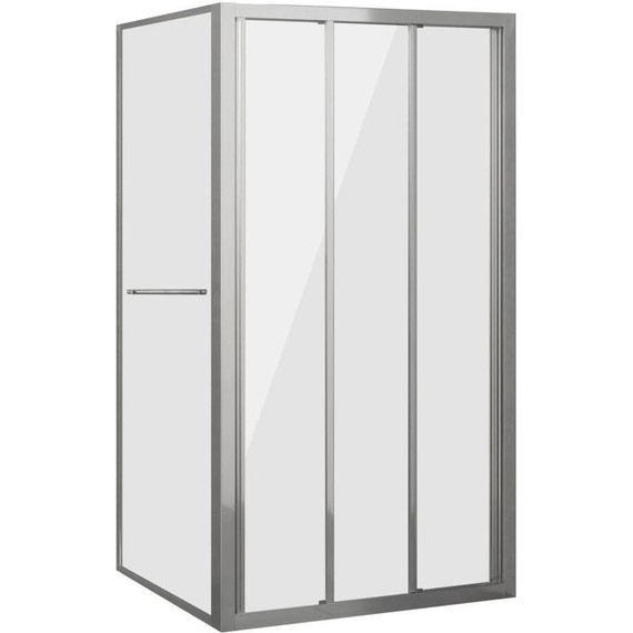 Душевое ограждение Grossman Alba 90x90 см GR-9090Al1, хром/прозрачное - фото 