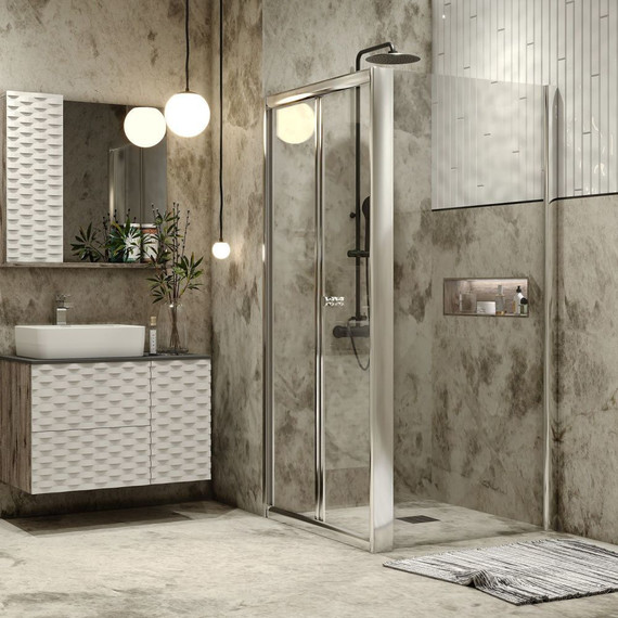 Душевое ограждение Grossman Alba 90x90 см GR-9090Al2, хром/прозрачное - фото 6