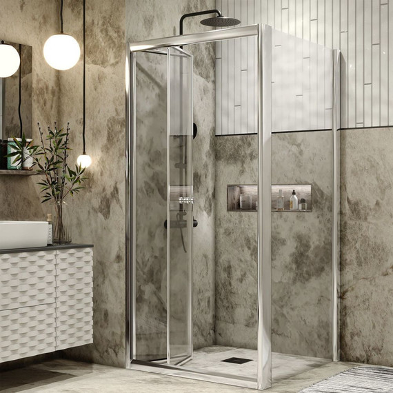 Душевое ограждение Grossman Alba 90x90 см GR-9090Al2, хром/прозрачное - фото 7