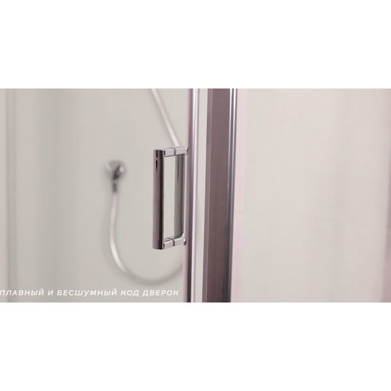 Гидробокс Niagara Premium NG-6001-01G 90x90 см, хром/прозрачное (безсиликоновая сборка) - фото 5