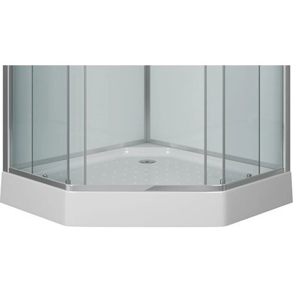 Душевая кабина Niagara Premium NG-6002-01D 100x100 см, хром/прозрачное (безсиликоновая сборка) - фото 8