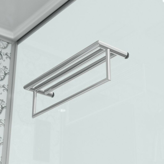 Гидробокс Niagara Luxe NG-7714W 100x90 см, серебро/прозрачное - фото 7