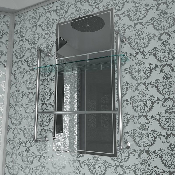 Гидробокс Niagara Luxe NG-7744W 120x120 см, серебро/прозрачное - фото 4