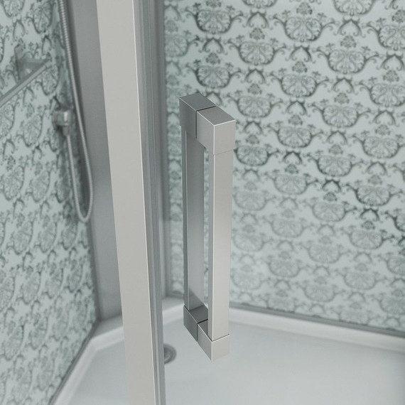 Душевая кабина Niagara Luxe NG-7799WBK 90x90 см, серебро/прозрачное - фото 4