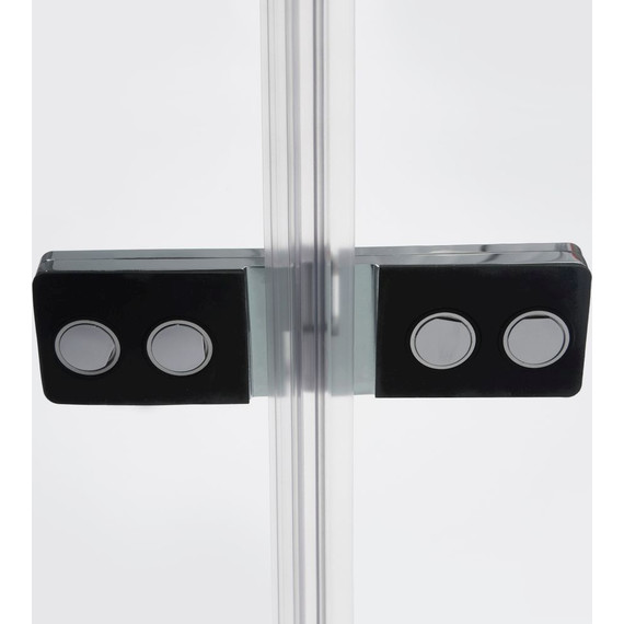 Душевое ограждение WasserKraft Aller 120x90 см 10H07LBLACK MATT (стекло 8 мм), хром/прозрачное - фото 7