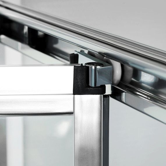 Душевое ограждение WasserKraft Weser 100x90 см 78F22, хром/прозрачное - фото 6