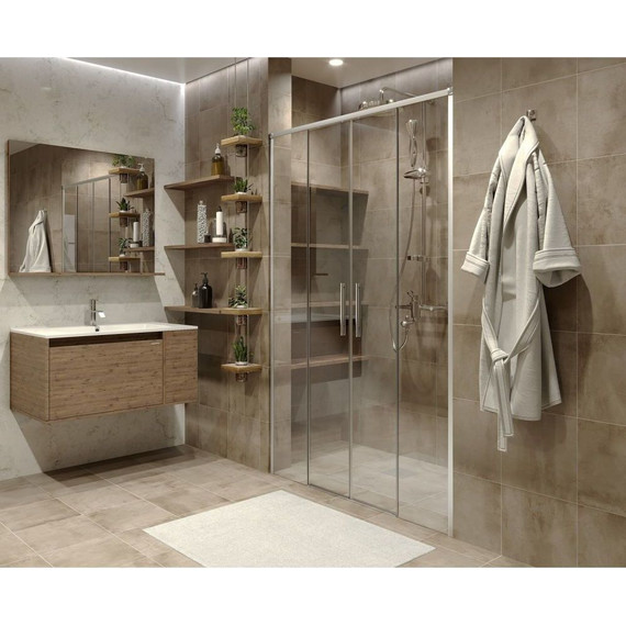 Душевая дверь Grossman Fly 120 см GR-D120Fl, хром/прозрачное - фото 2