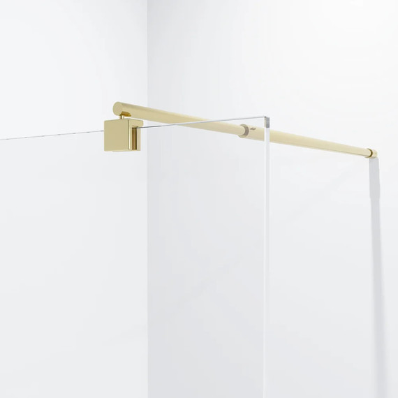 Душевая перегородка Niagara Nova 110 см NG-641-11GOLD с кронштейном, золото/прозрачное - фото 3