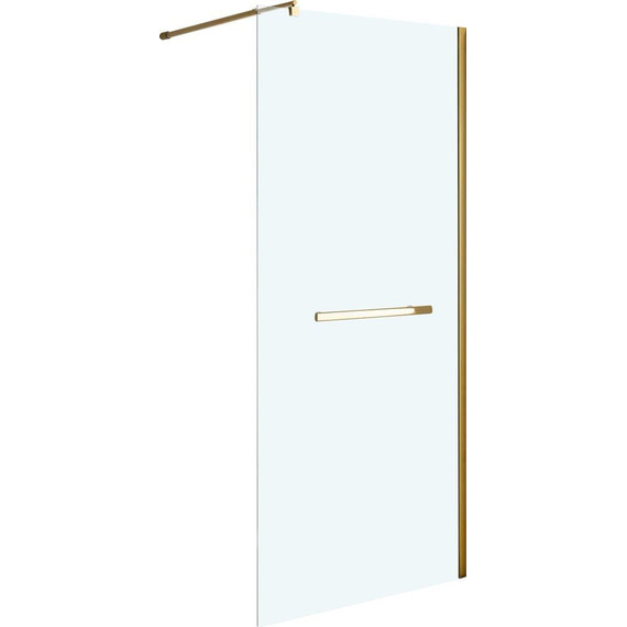 Душевая перегородка Niagara Nova 110 см NG-641-11GOLD с кронштейном, золото/прозрачное - фото 2