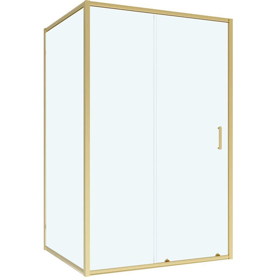 Душевое ограждение Niagara Nova 120x70 см NG-42-12AG-NG-A70G, золото/прозрачное - фото 2