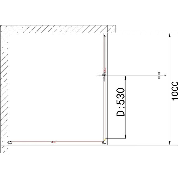 Душевая дверь Niagara Nova 100 см NG-63-10A, хром/прозрачное - фото 5
