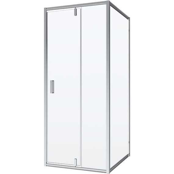 Душевое ограждение Niagara Nova 80x80 см NG-63-8A-NG-A80, хром/прозрачное - фото 2