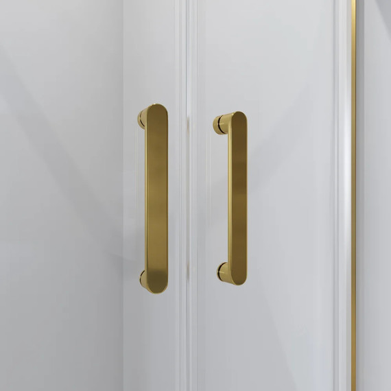 Душевое ограждение Niagara Nova 90x90 см NG-6406-08, золото/прозрачное - фото 3