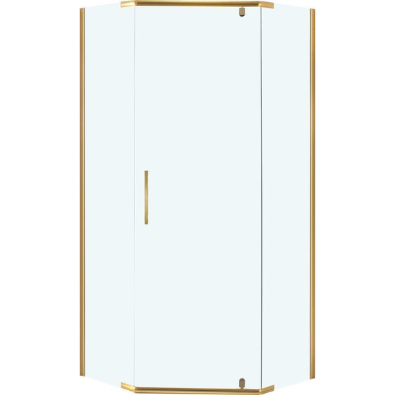 Душевое ограждение Niagara Nova 100x100 см NG-6434-08, золото/прозрачное - фото 2