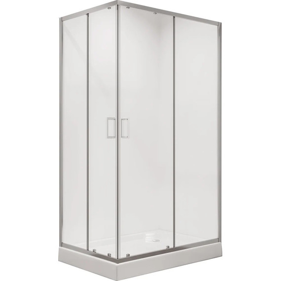 Душевое ограждение Niagara Nova 120x80 см NG-6610-08, хром/прозрачное - фото 2