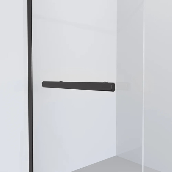 Душевая перегородка Niagara Nova 110 см NG-681-11BLACK с кронштейном, черный/прозрачное - фото 4