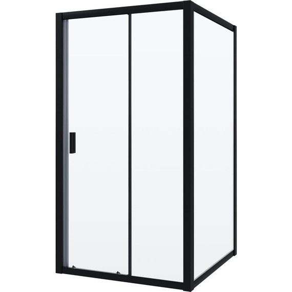 Душевое ограждение Niagara Nova 100x90 см NG-82-10AB-NG-A90B, черный/прозрачное - фото 2