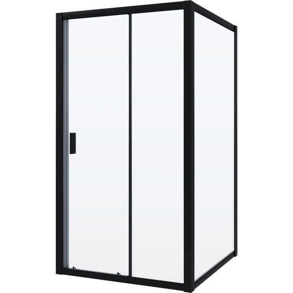 Душевое ограждение Niagara Nova 110x70 см NG-82-11AB-NG-A70B, черный/прозрачное - фото 2